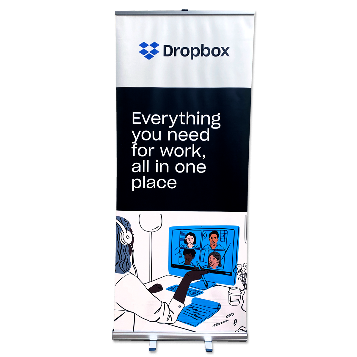 Everything you need for Work, All in One Place (Black) - Banner