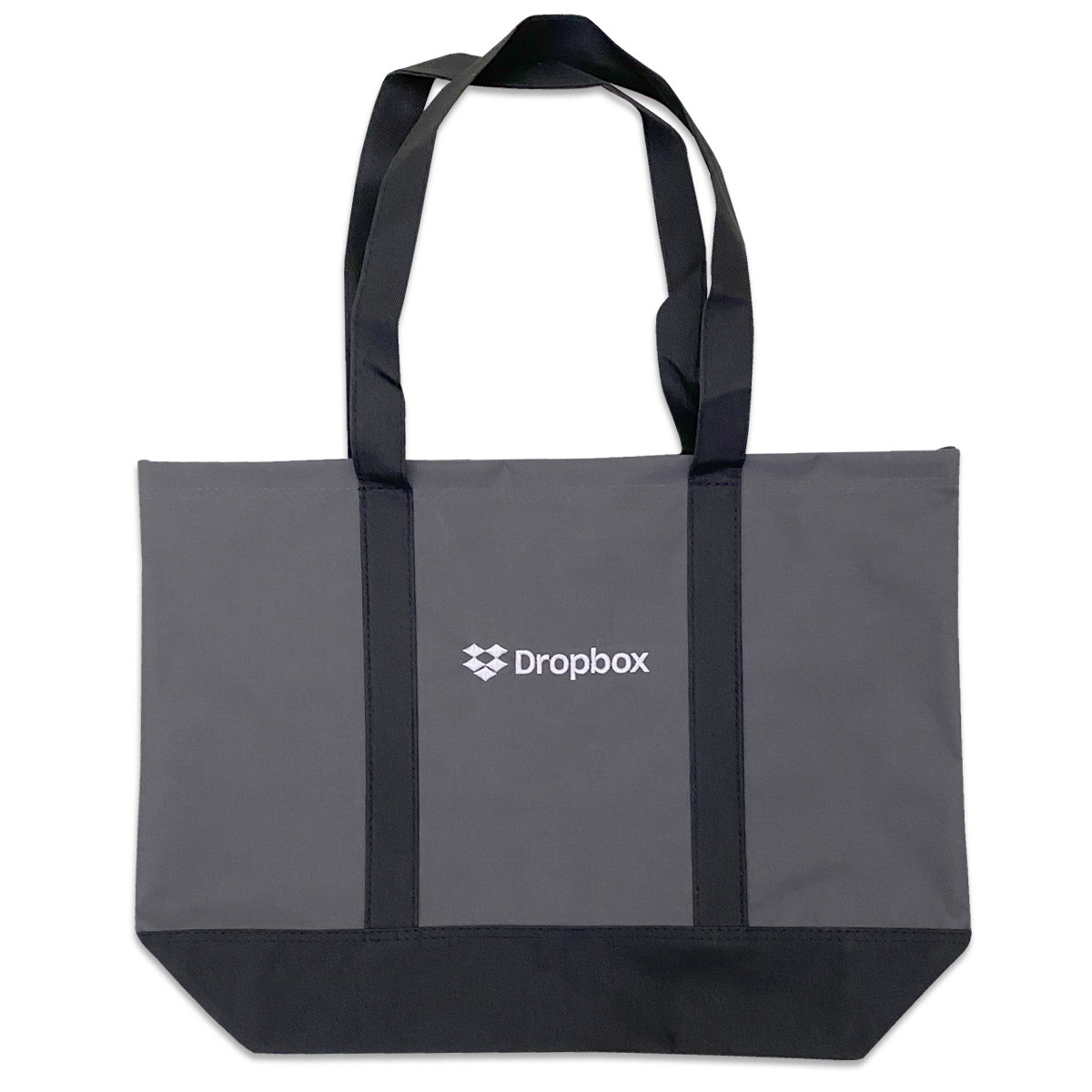 Gray/Black Dropbox Tote Bag