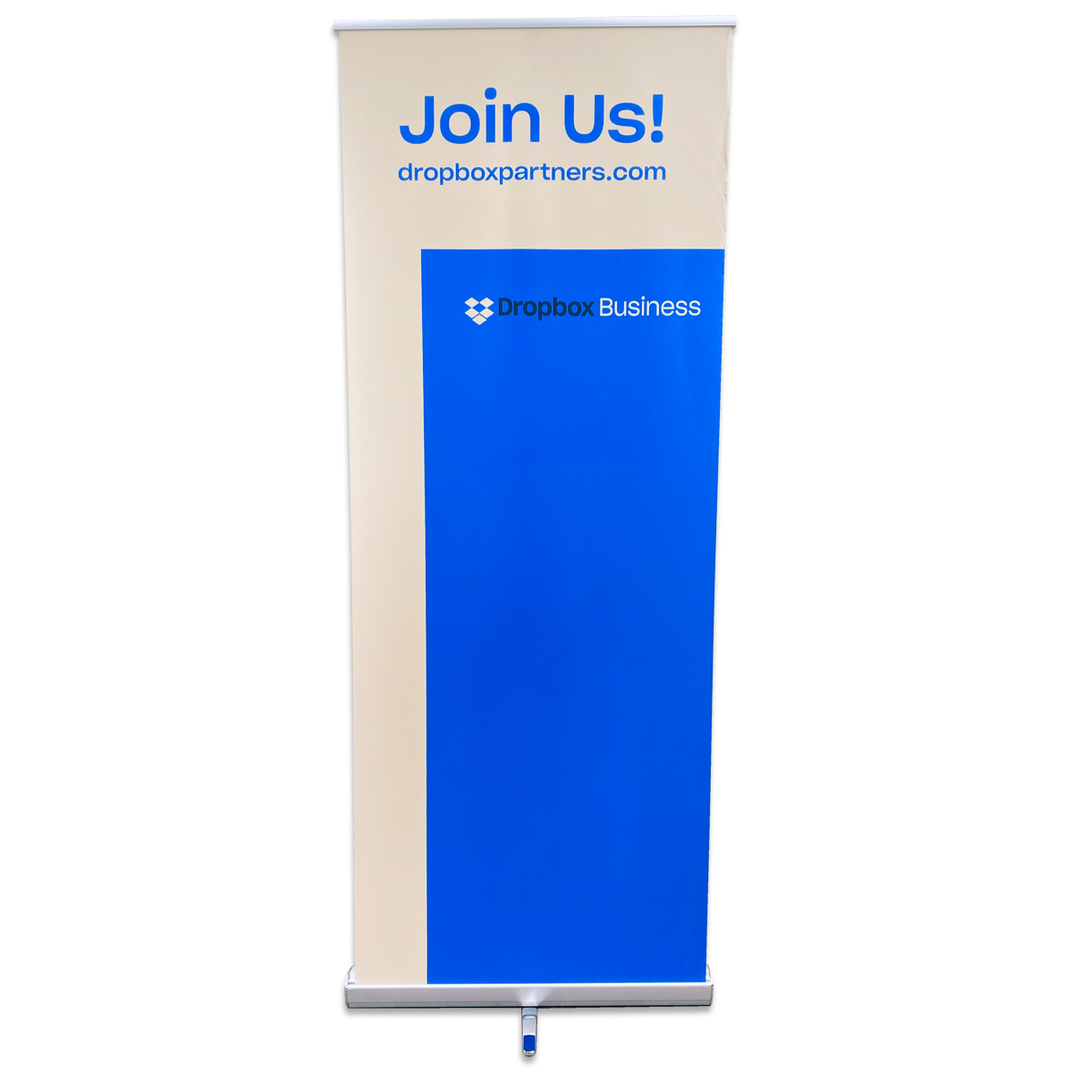 Join Us! Dropbox Business Pull-Up Banner